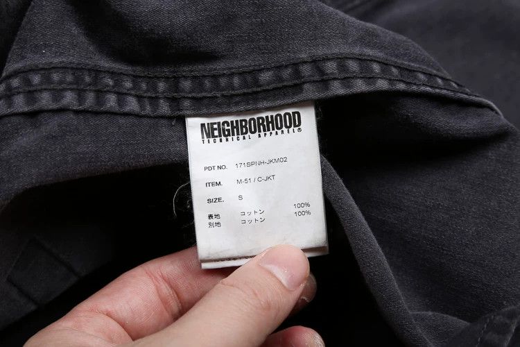 Neighborhood NEIGHBORHOOD M-51 Waxed Coat Black S - dmc Size US S / EU 44-46 / 1 - 7 Thumbnail