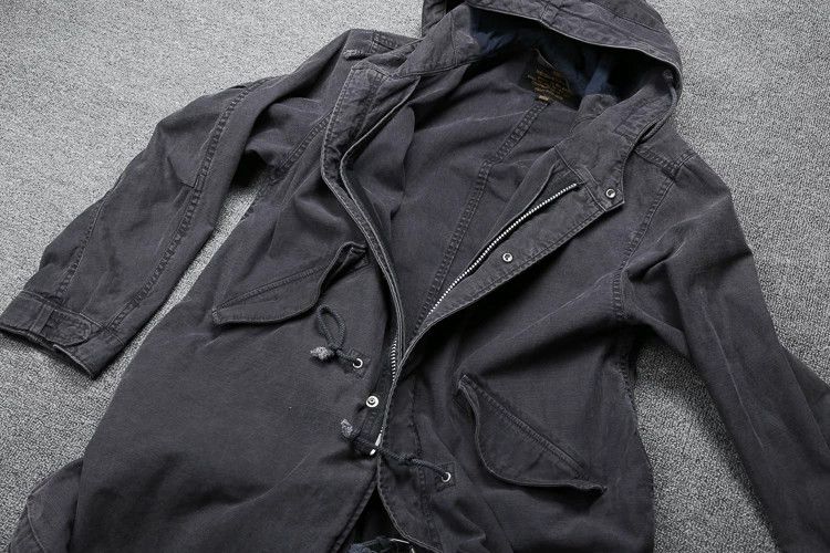 Neighborhood NEIGHBORHOOD M-51 Waxed Coat Black S - dmc Size US S / EU 44-46 / 1 - 6 Thumbnail