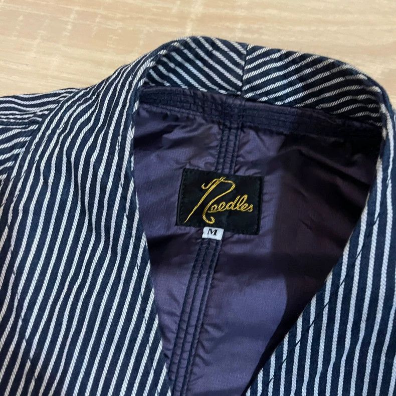Needles Needls Striped Monk Coat Made in Japan - dmc Size US M / EU 48-50 / 2 - 2 Thumbnail