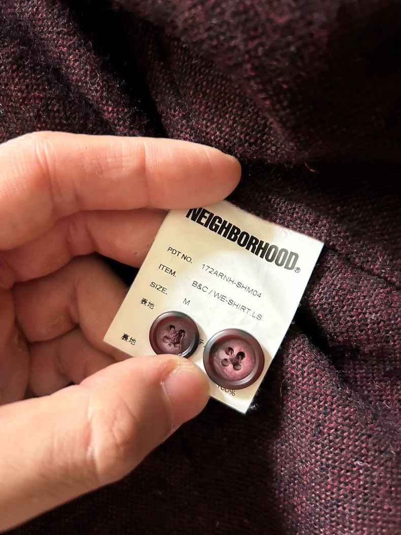 Neighborhood Neighborhood Burgundy Button-Up Shirt - dmc Size US M / EU 48-50 / 2 - 4 Thumbnail
