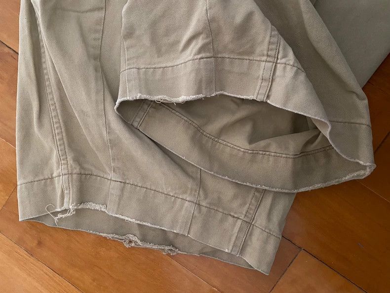 Needles NEEDLES Wide Leg Cargo Pants Beige - dmc Size US 38 / EU 54 - 3 Thumbnail