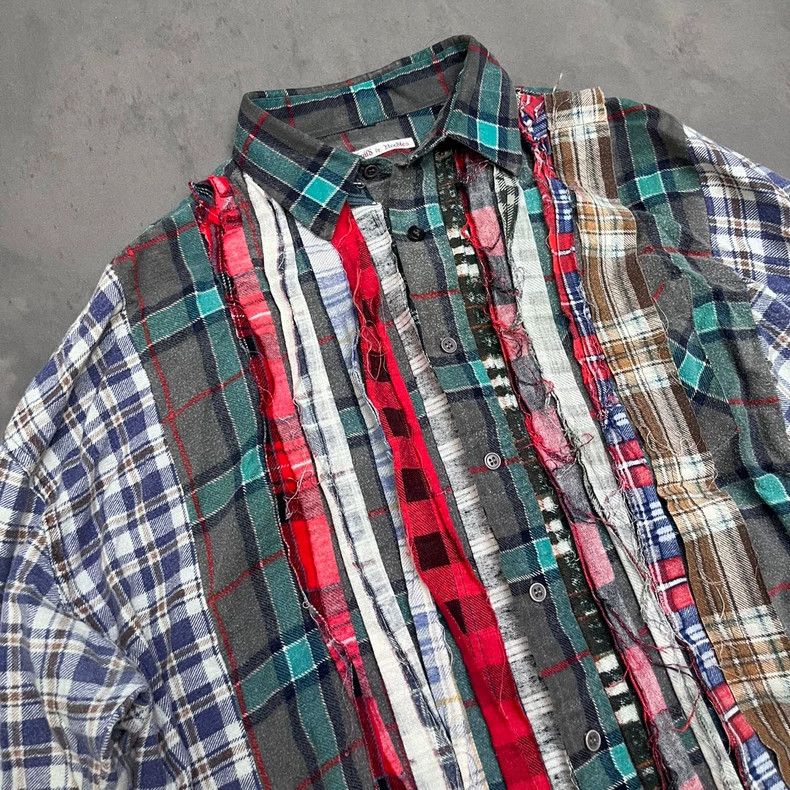 Needles Needles Rebuild Patchwork Shirt Japan Limited - dmc Size US M / EU 48-50 / 2 - 3 Thumbnail