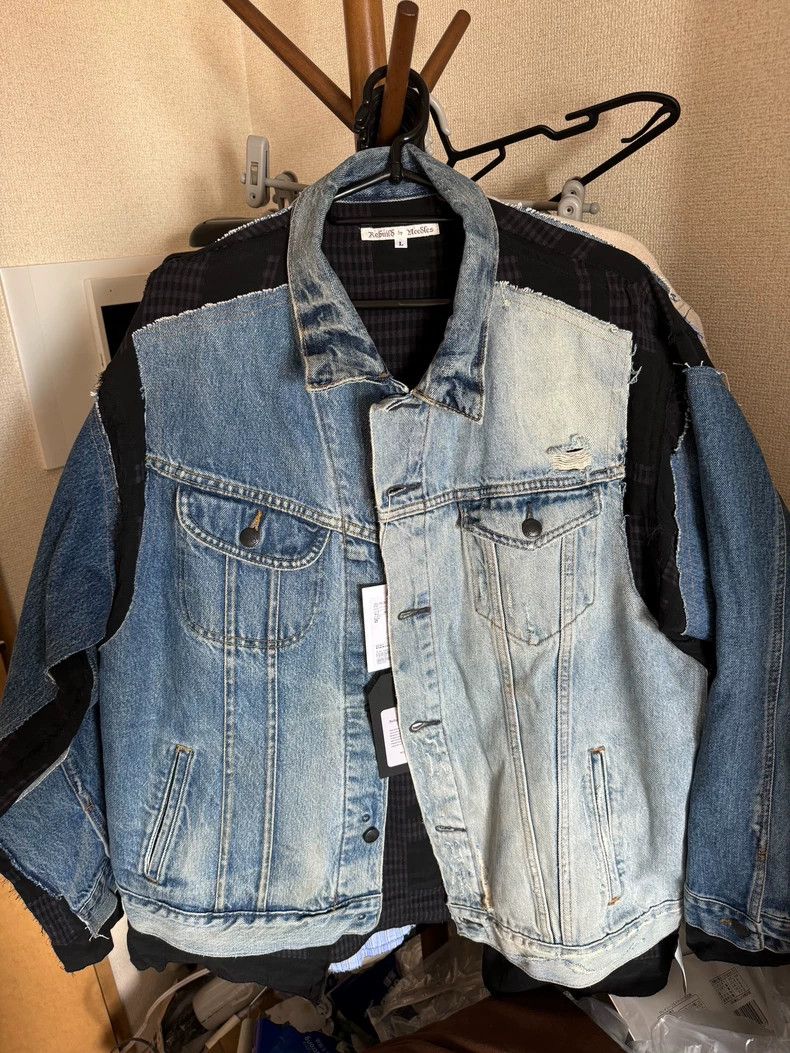 Needles Needles REBUILD BY NEEDLES Denim Jacket - dmc Size US L / EU 52-54 / 3 - 2 Thumbnail