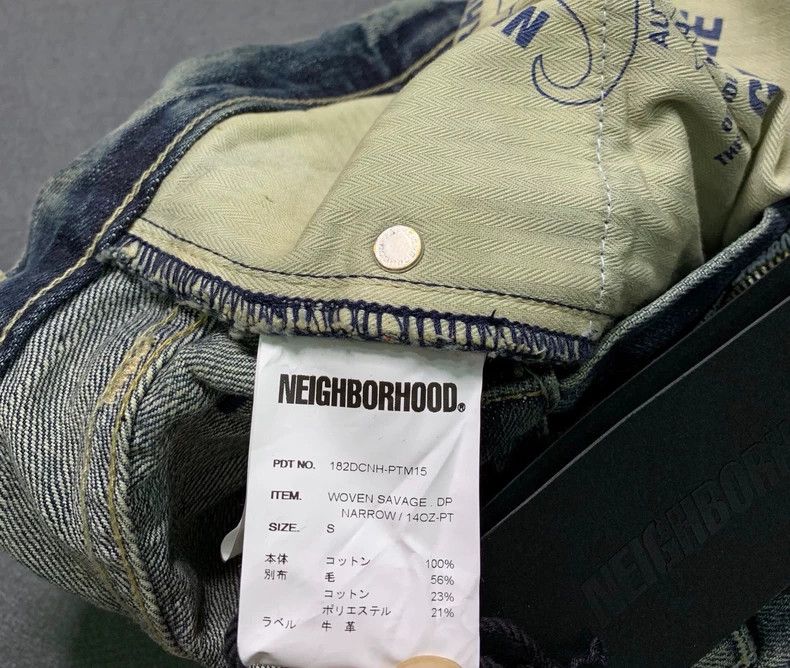 Neighborhood NEIGHBORHOOD SAVAGE.DP NARROW 14OZ-PT - dmc Size US 26 / EU 42 - 9 Thumbnail