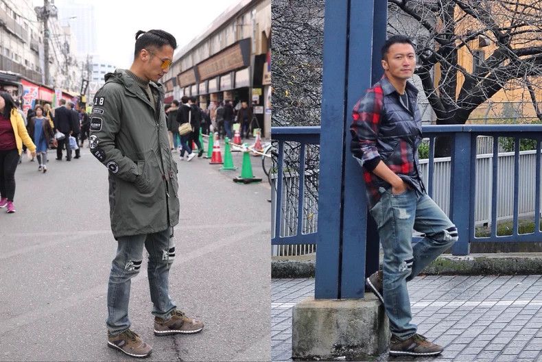 Neighborhood NEIGHBORHOOD SAVAGE.DP NARROW 14OZ-PT - dmc Size US 26 / EU 42 - 3 Thumbnail