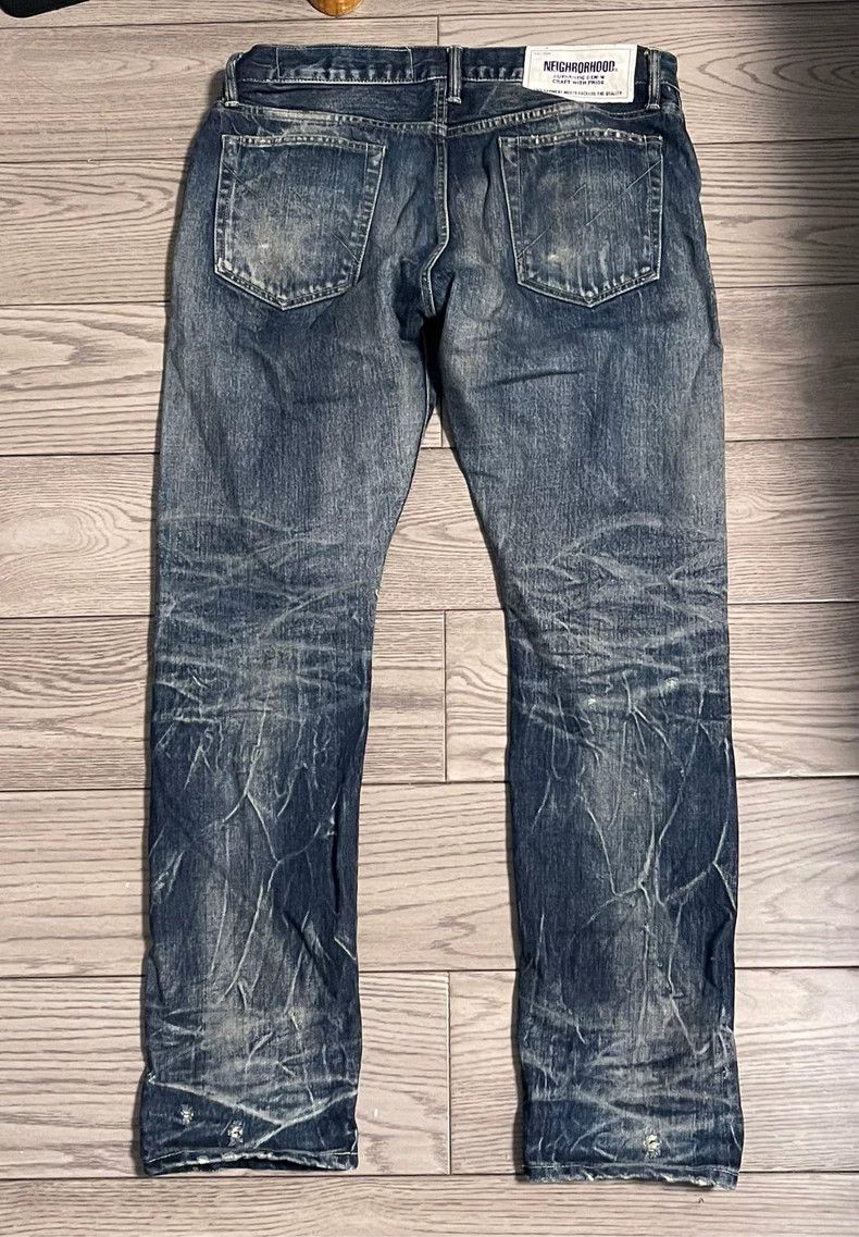 NEIGHBORHOOD Distressed Denim Jeans - dmc