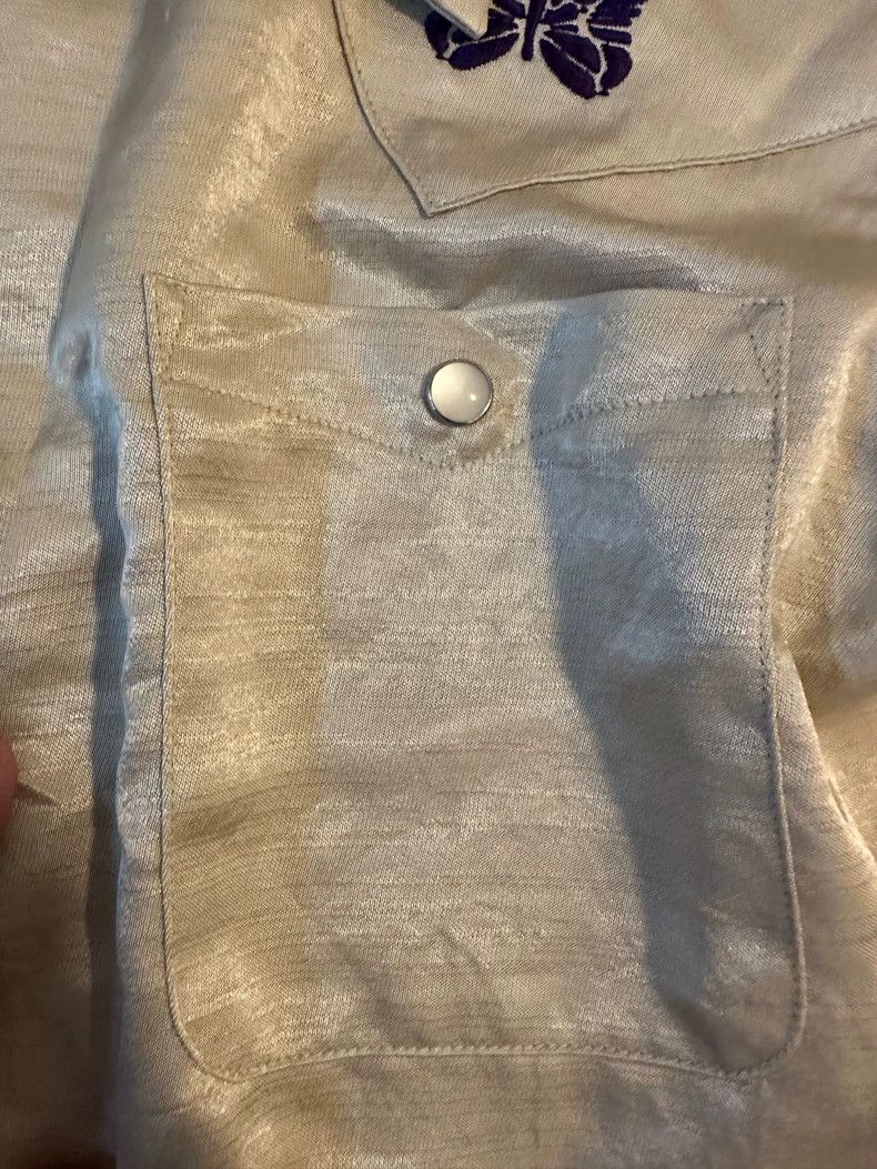 Needles NEEDLES Beige Short Sleeve Shirt S - dmc Size US S / EU 44-46 / 1 - 3 Thumbnail