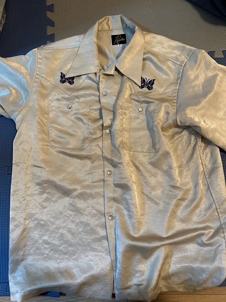 Needles NEEDLES Beige Short Sleeve Shirt S - dmc Size US S / EU 44-46 / 1 - 2 Thumbnail