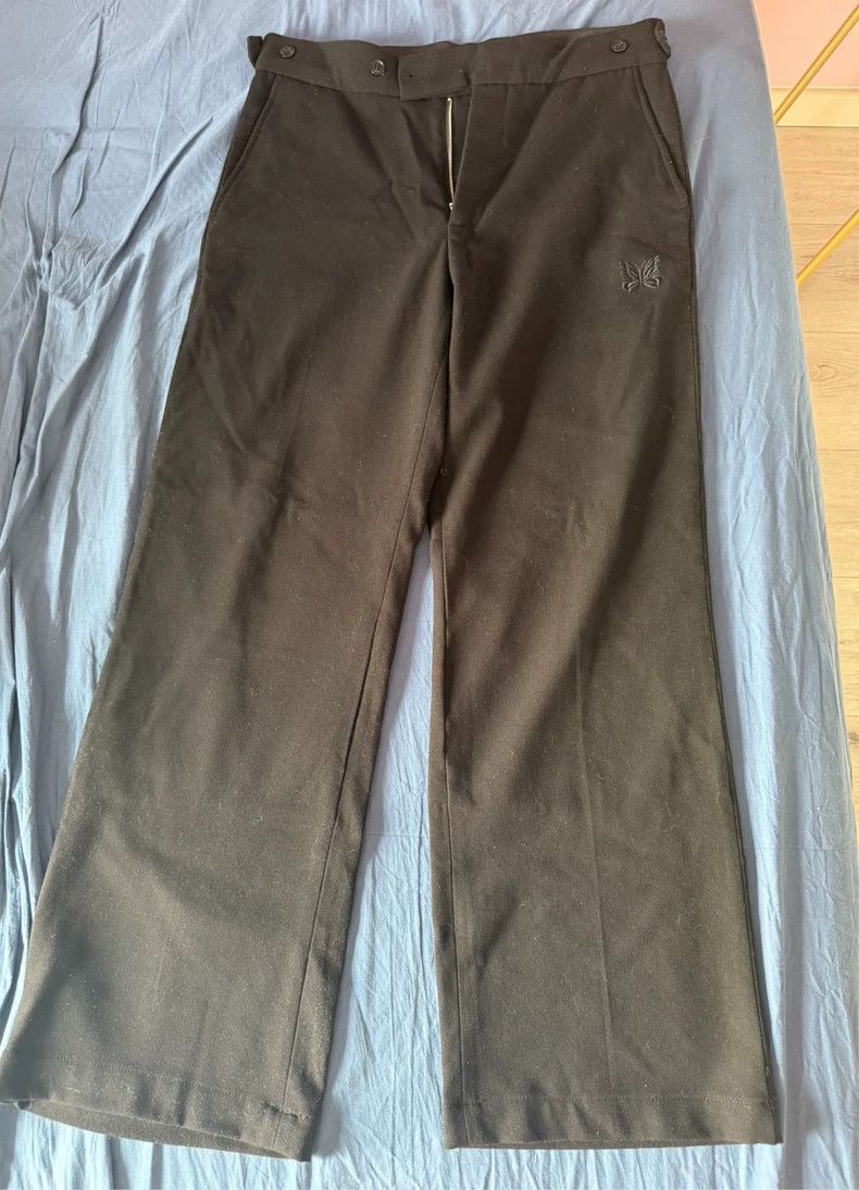 Needles NEEDLES Side Tab Butterfly Embroidered Trouser - dmc Size US 29 - 2 Thumbnail