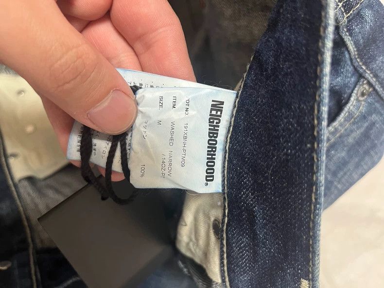 Neighborhood NEIGHBORHOOD Blue Washed Denim Jeans - dmc Size US 31 - 6 Thumbnail