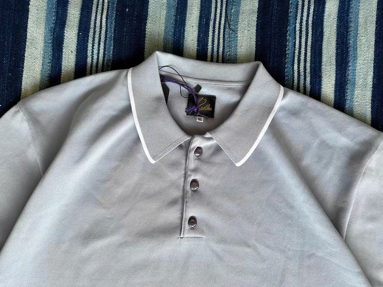 Needles Needles Short-Sleeve Polo Sweater - dmc Size US XL / EU 56 / 4 - 5 Thumbnail