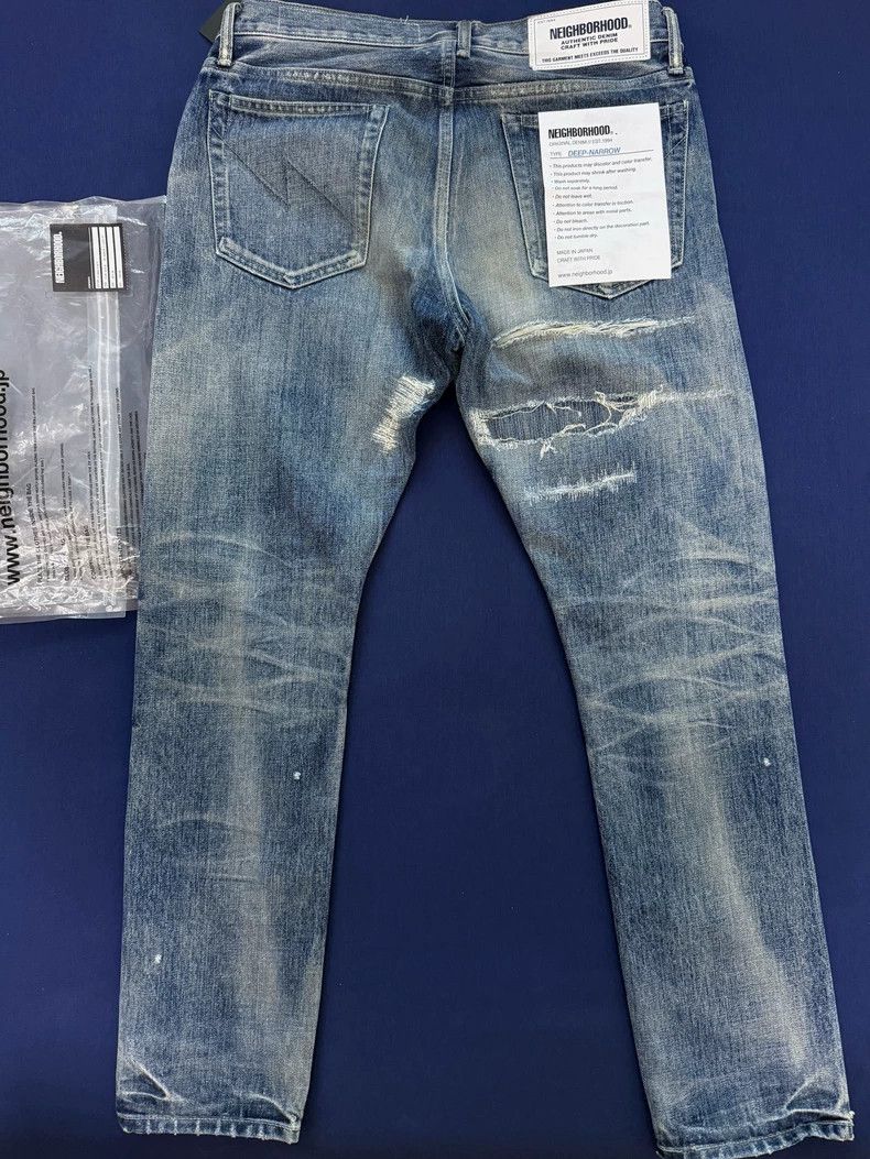 Neighborhood NEIGHBORHOOD 19SS Distressed Denim Jeans - dmc Size US 28 / EU 44 - 4 Thumbnail
