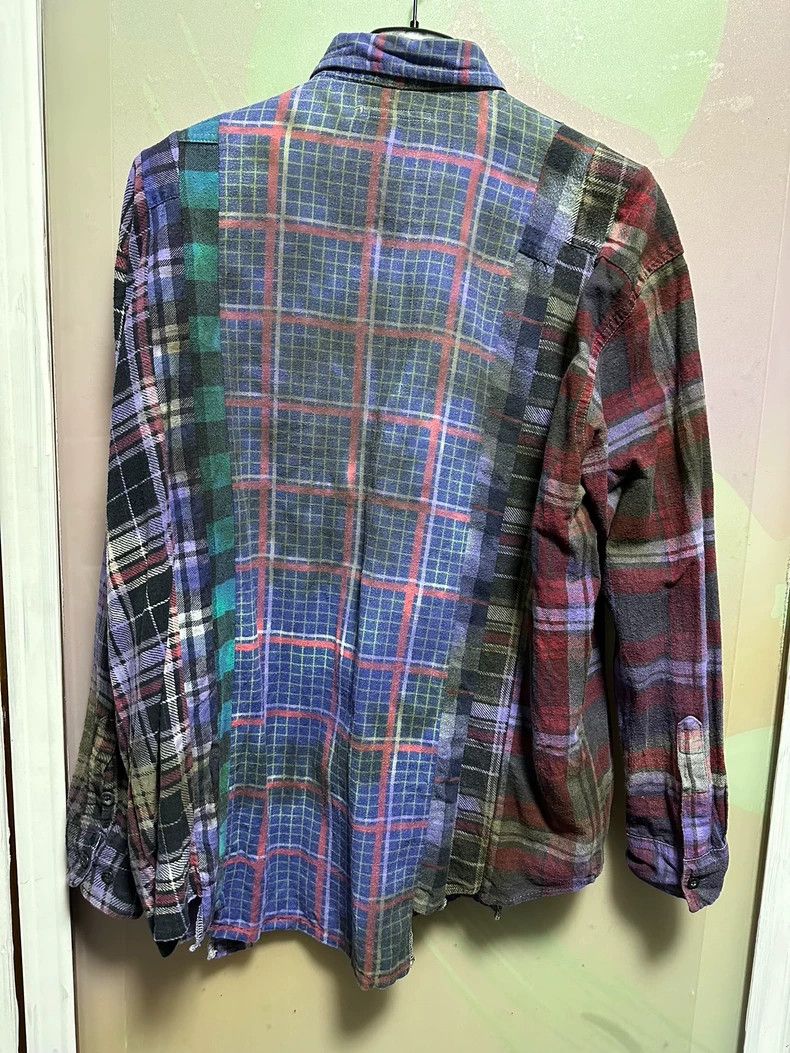 Needles Needles Patchwork Tie-Dye Button-Up Shirt - dmc Size US L / EU 52-54 / 3 - 2 Thumbnail