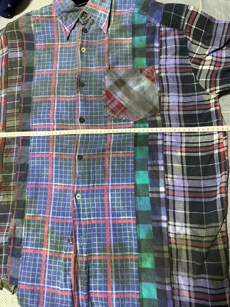 Needles Needles Patchwork Tie-Dye Button-Up Shirt - dmc Size US L / EU 52-54 / 3 - 7 Thumbnail