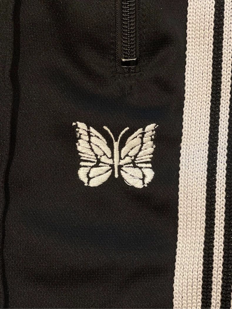 Needles Needles Black White Stripe Embroidered Pants - dmc Size US 26 / EU 42 - 3 Thumbnail