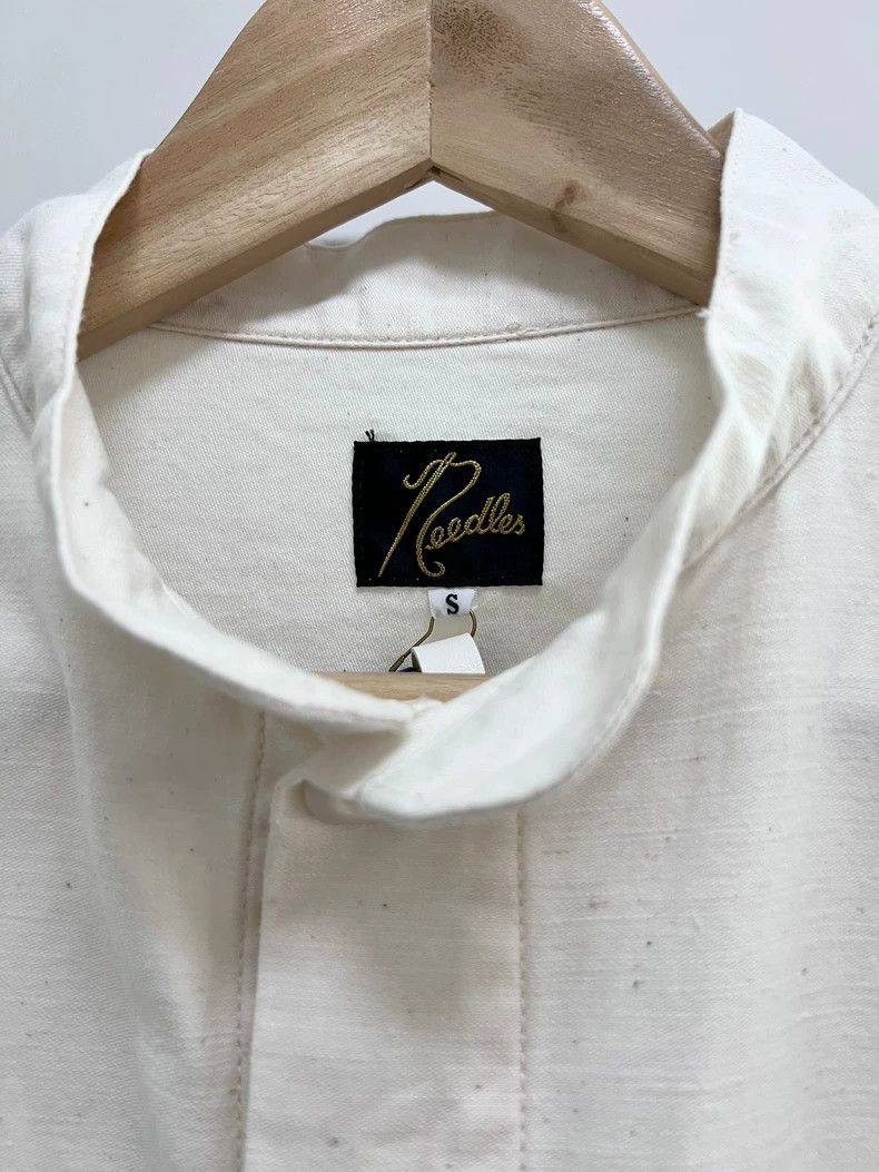 Needles Needles Embroidered Logo Cotton Oversize Shirt - dmc Size US S / EU 44-46 / 1 - 4 Thumbnail