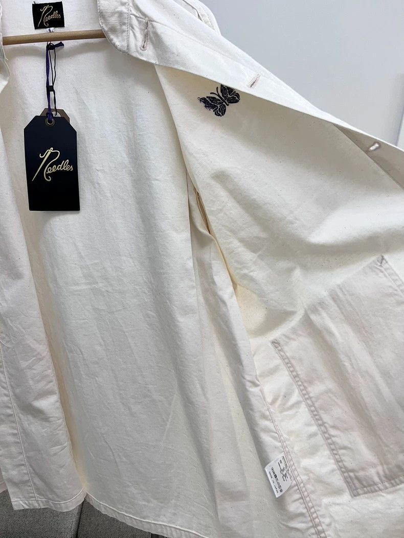 Needles Needles Embroidered Logo Cotton Oversize Shirt - dmc Size US S / EU 44-46 / 1 - 6 Thumbnail