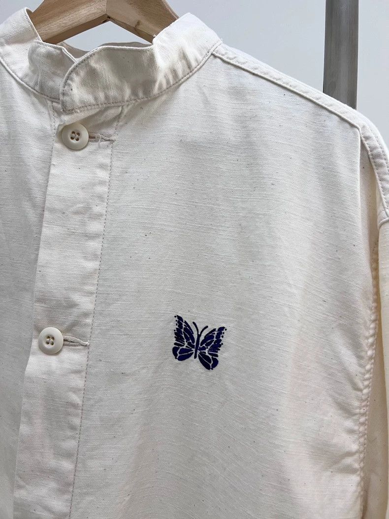 Needles Needles Embroidered Logo Cotton Oversize Shirt - dmc Size US S / EU 44-46 / 1 - 2 Thumbnail
