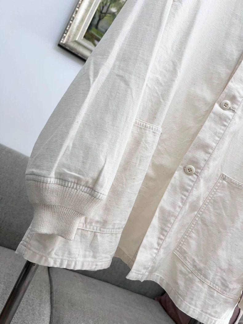 Needles Needles Embroidered Logo Cotton Oversize Shirt - dmc Size US S / EU 44-46 / 1 - 3 Thumbnail