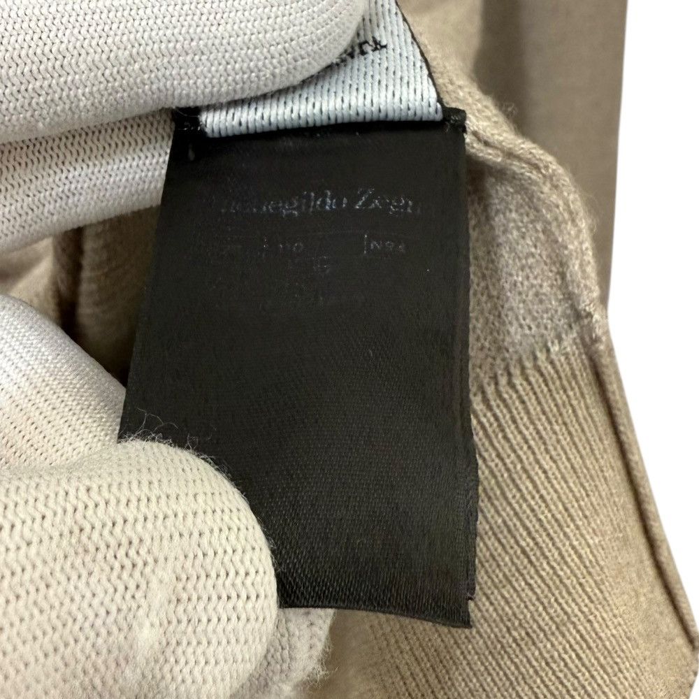 Zegna Ermenegildo Zegna 100% Cashmere Knit Natural Material Tops DUTY FREE for USA