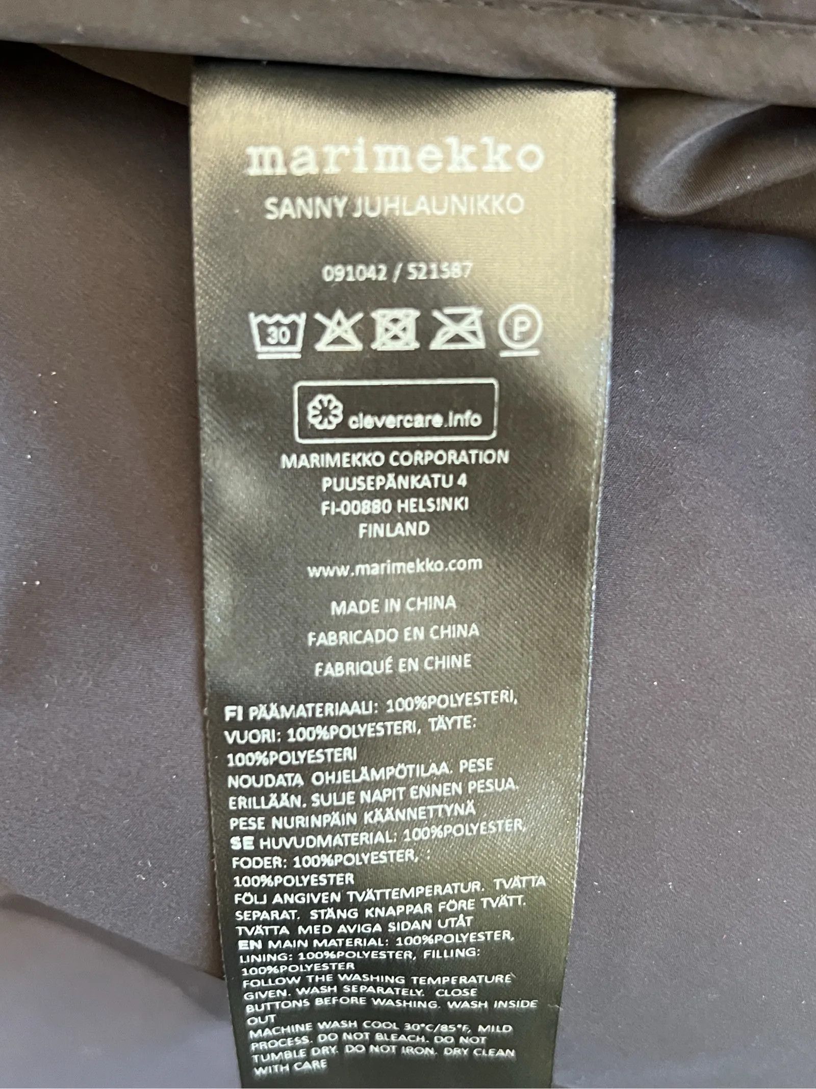 Marimekko Marimekko Sanny Juhlaunikko quilted coat Jacket Size M / US 6-8 / IT 42-44 - 5 Thumbnail