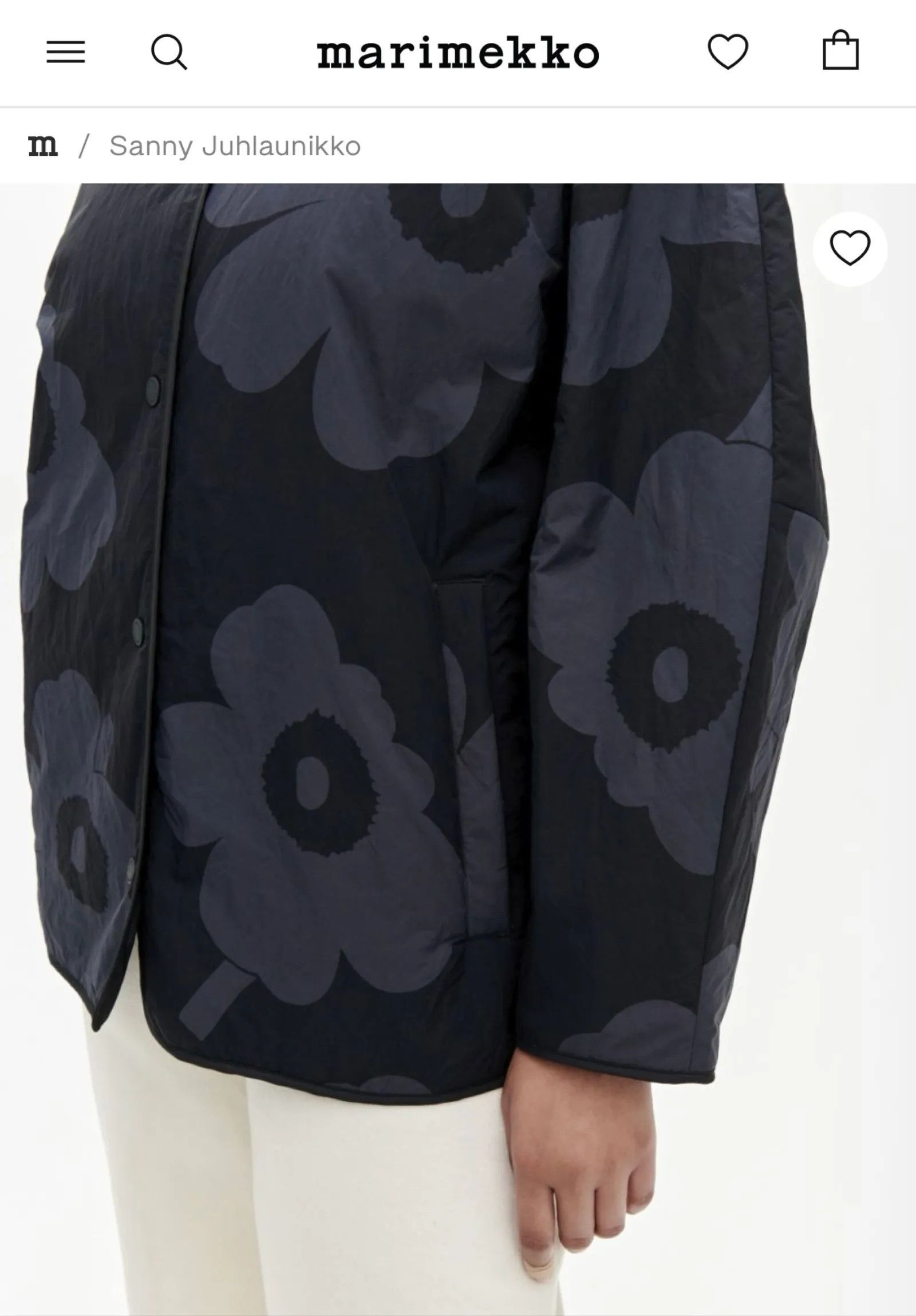 Marimekko Marimekko Sanny Juhlaunikko quilted coat Jacket Size M / US 6-8 / IT 42-44 - 2 Thumbnail