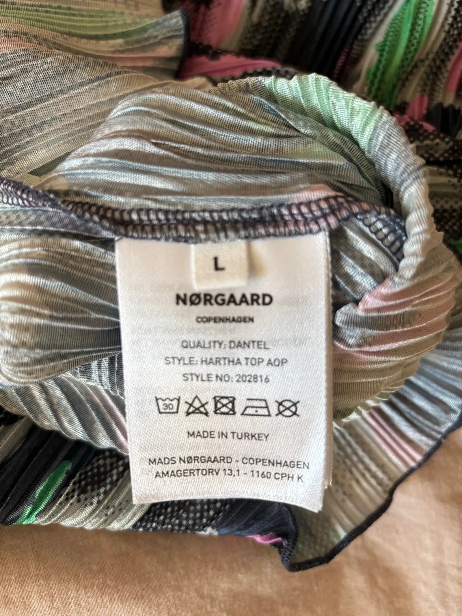 Mads Norgaard Mads Nørgaard Martha top Blouse Size L / US 10 / IT 46 - 2 Thumbnail