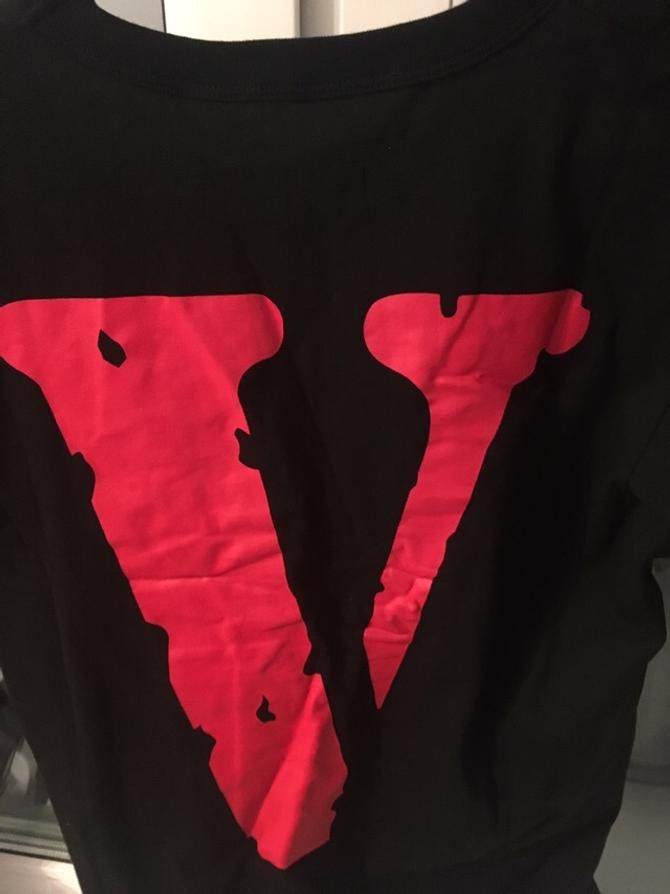 Vlone Vlone Friends Tee Black Red Grailed