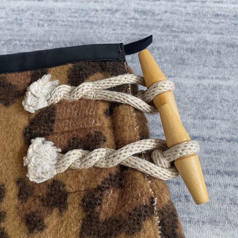 Needles Needles Vintage Leopard Print Mini Skirt - dmc Size US 27 - 2 Thumbnail