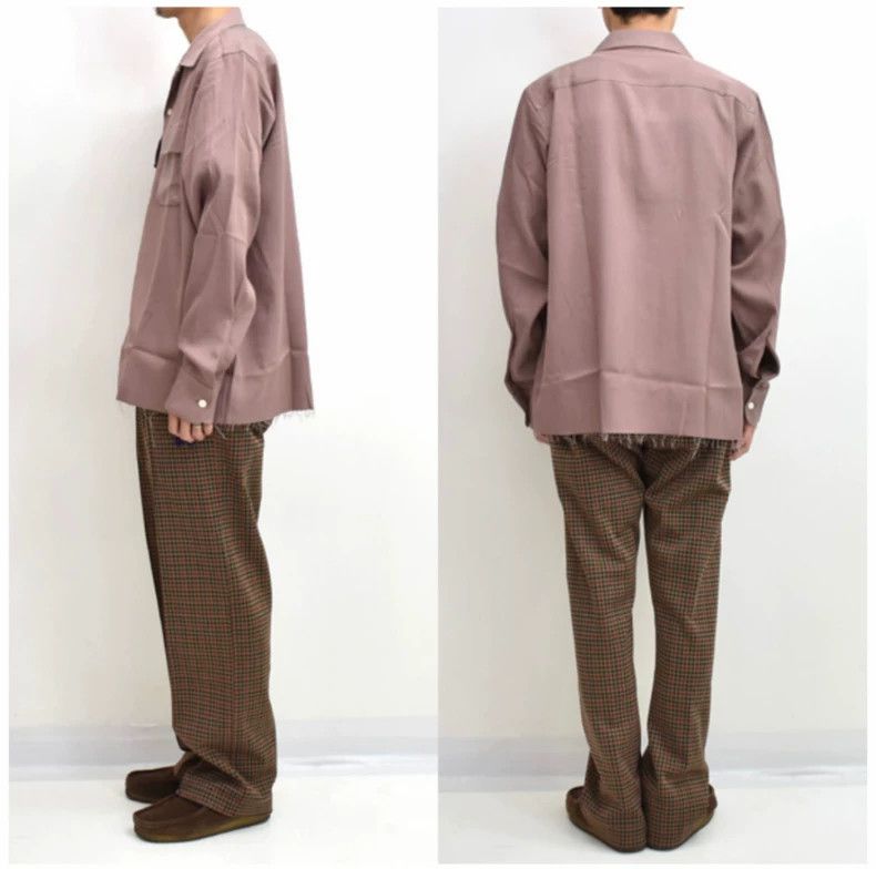 Needles Needles Pink Silk Button-Up Shirt M - dmc Size US M / EU 48-50 / 2 - 2 Thumbnail