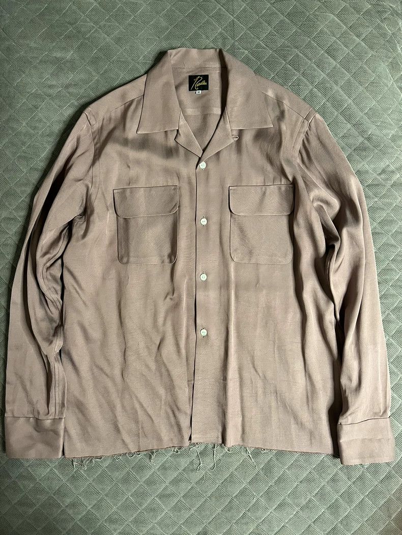 Needles Needles Pink Silk Button-Up Shirt M - dmc Size US M / EU 48-50 / 2 - 3 Thumbnail