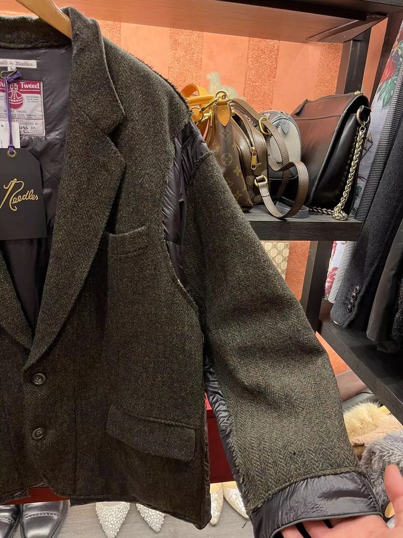 Needles Needles Rebuild Harris Tweed Blazer - dmc Size US M / EU 48-50 / 2 - 4 Thumbnail