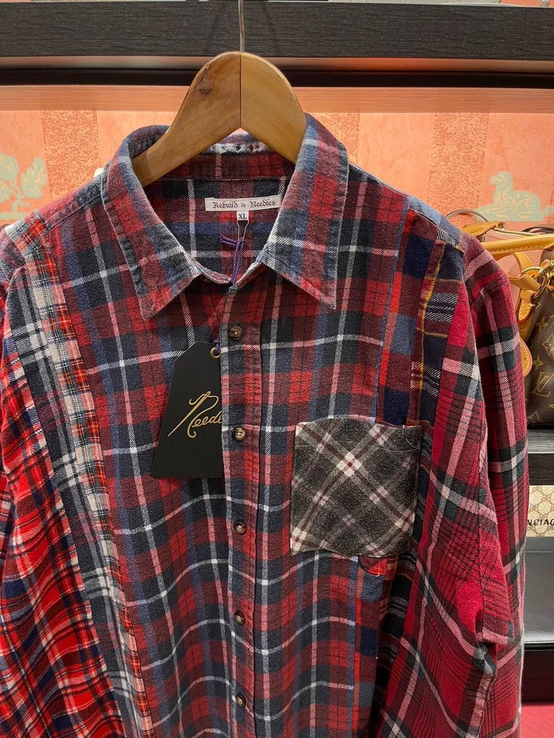 Needles Rebuild by Needles Patchwork Shirt - dmc Size US XL / EU 56 / 4 - 2 Thumbnail