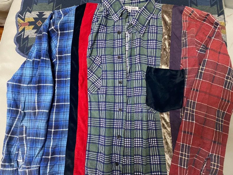 Needles Needles 7Cut Vintage Flannel Shirt - dmc Size US M / EU 48-50 / 2 - 2 Thumbnail