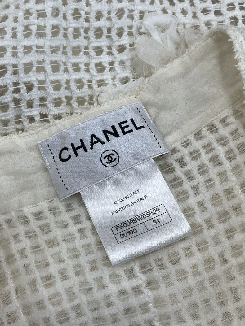 Chanel Chanel Camellia Open Cardigan - dmc Size US XS / EU 42 / 0 - 4 Thumbnail
