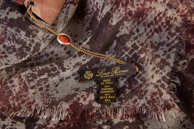 Loro Piana Loro Piana Cashmere Silk Linen Scarf - dmc Size ONE SIZE - 3 Thumbnail