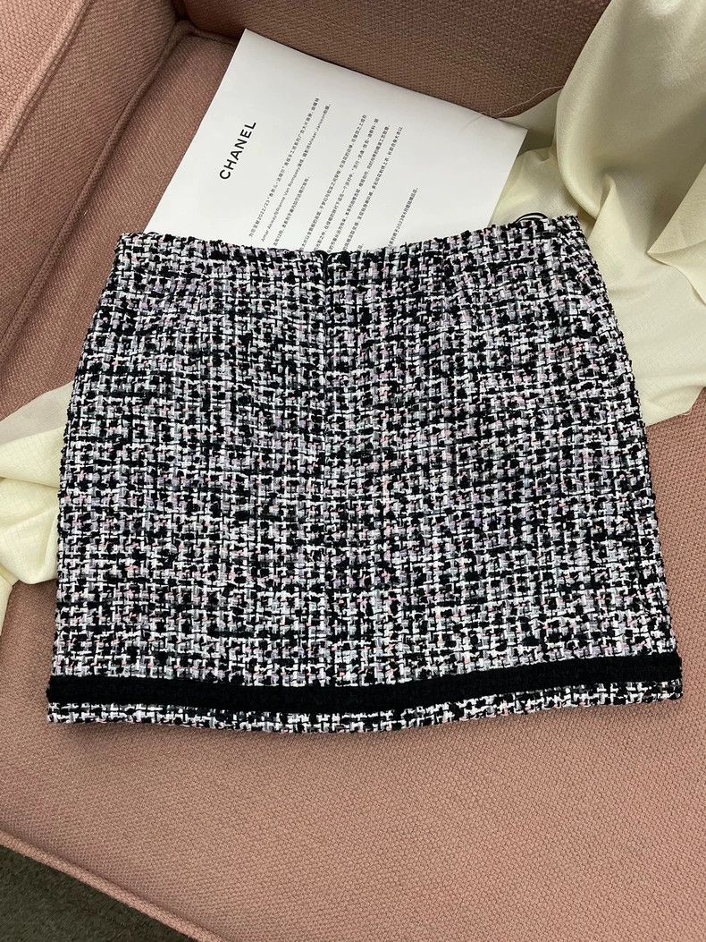 Chanel Chanel 23P Tweed Woven Midi Skirt - dmc Size US 31 - 4 Thumbnail