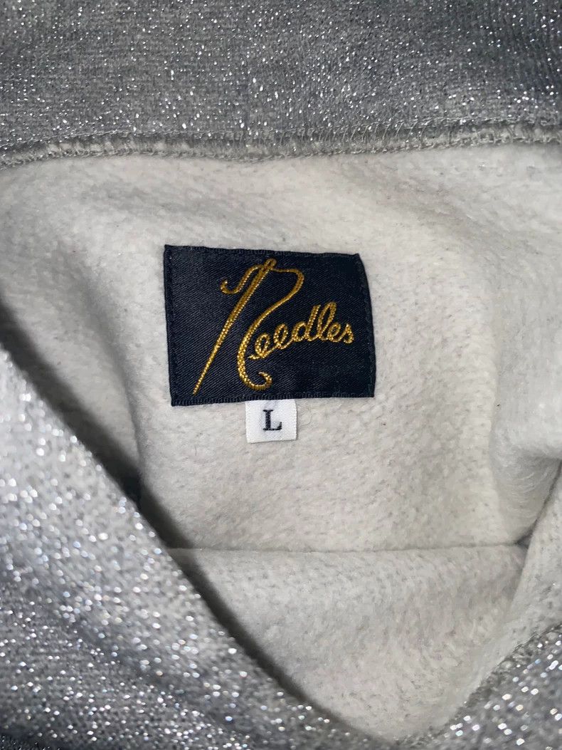 Needles Needles Butterfly Embroidery Silver Sweatshirt - dmc Size US L / EU 52-54 / 3 - 4 Thumbnail