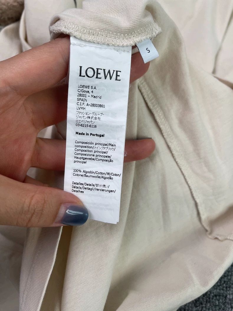 Loewe LOEWE Rabbit Print Cotton Short Sleeve T-shirt - dmc Size US S / EU 44-46 / 1 - 4 Thumbnail