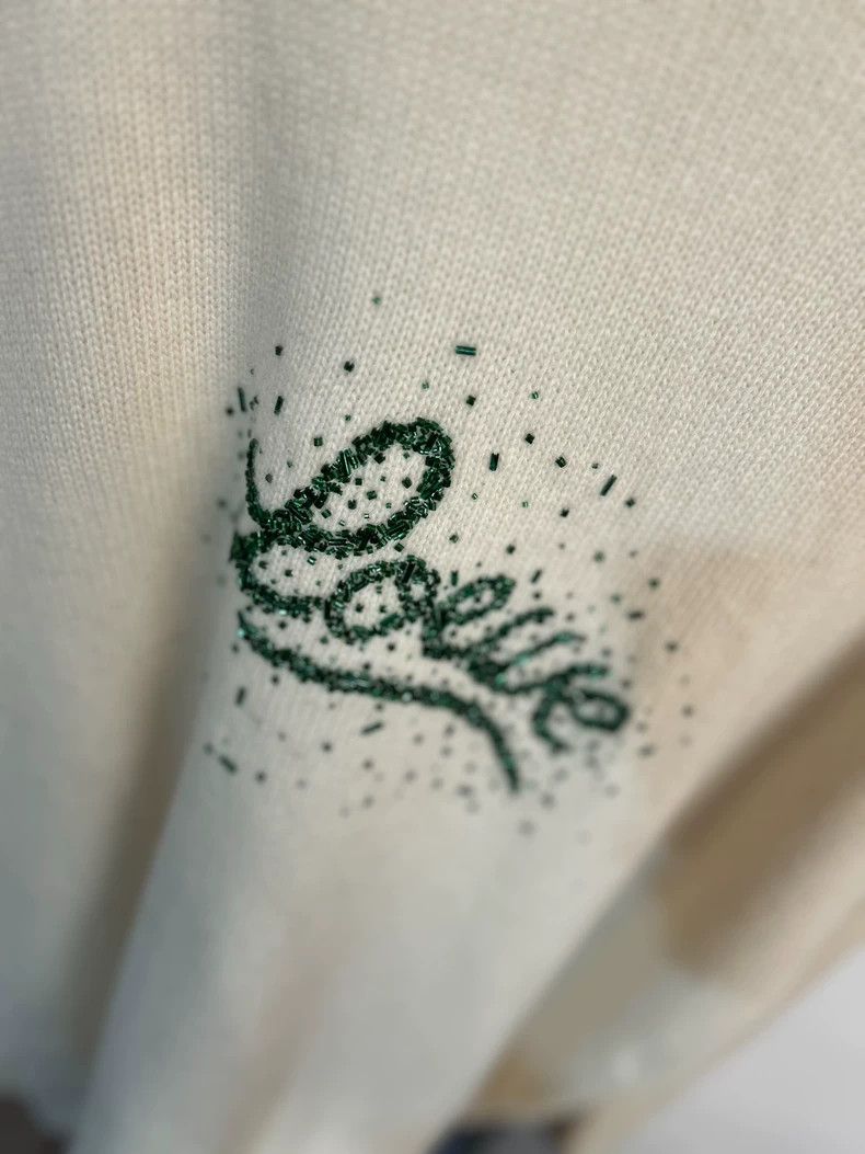 Loewe Loewe Crystal Logo Cream Sweater - dmc Size US S / EU 44-46 / 1 - 2 Thumbnail