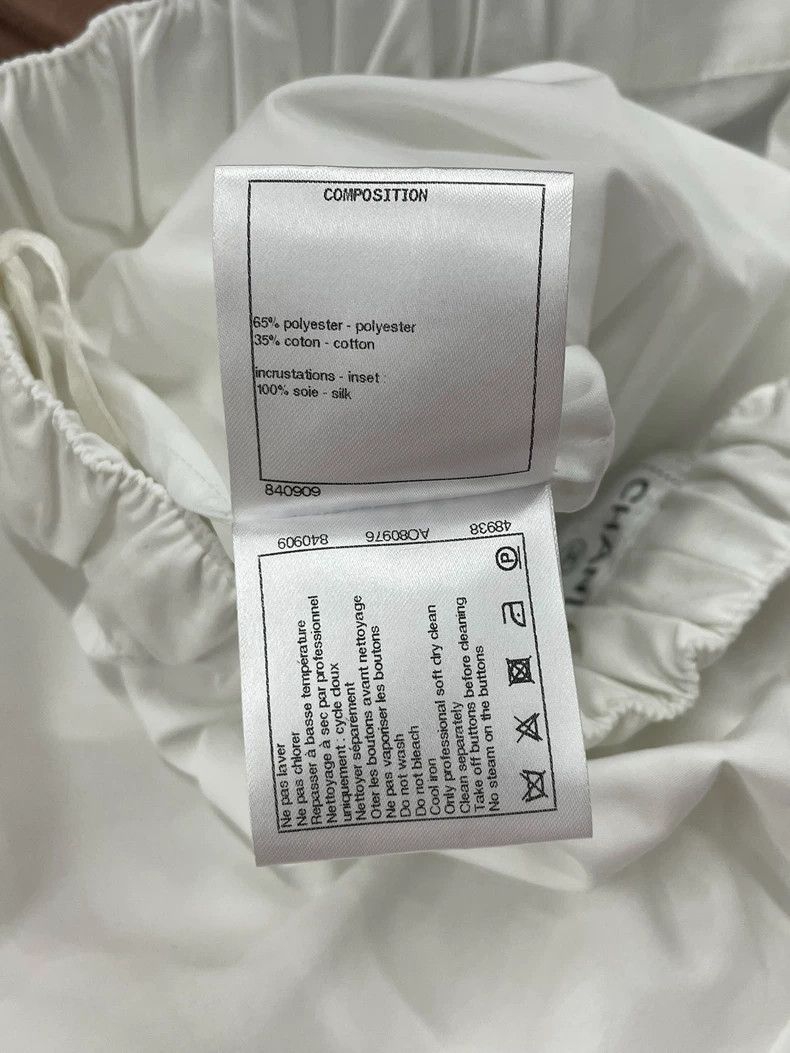 Chanel Chanel White Bow Mesh Shorts - dmc Size US 38 / EU 54 - 7 Thumbnail