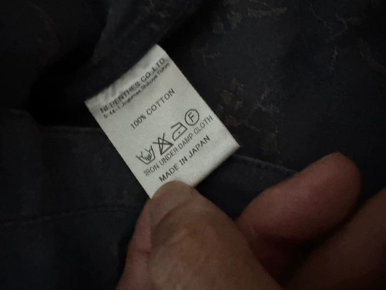 Needles Needles Printed Denim Blue Shirt S - dmc Size US S / EU 44-46 / 1 - 4 Thumbnail