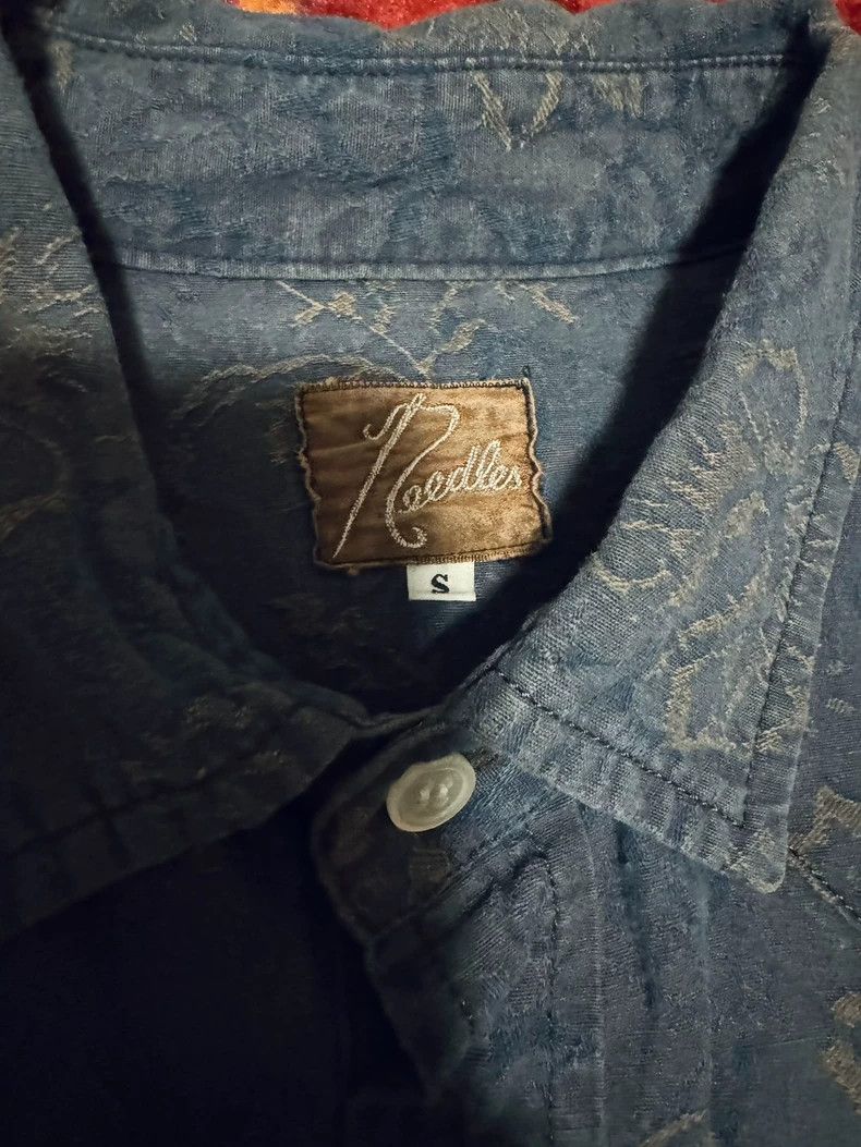 Needles Needles Printed Denim Blue Shirt S - dmc Size US S / EU 44-46 / 1 - 3 Thumbnail