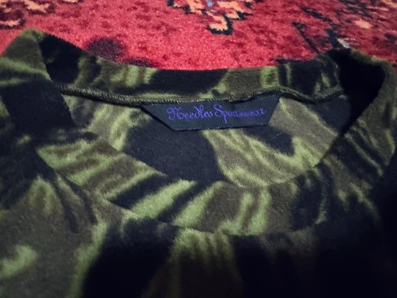 Needles Needles Camo Long Sleeve Fleece Tee - dmc Size US M / EU 48-50 / 2 - 3 Thumbnail