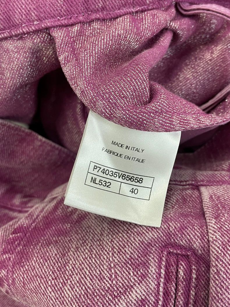 Chanel Chanel Pink Logo Denim Mini Skirt - dmc Size US 31 - 5 Thumbnail