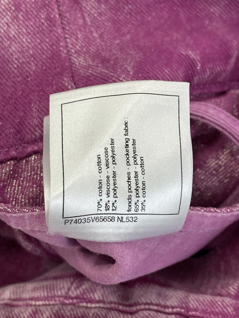 Chanel Chanel Pink Logo Denim Mini Skirt - dmc Size US 31 - 6 Thumbnail