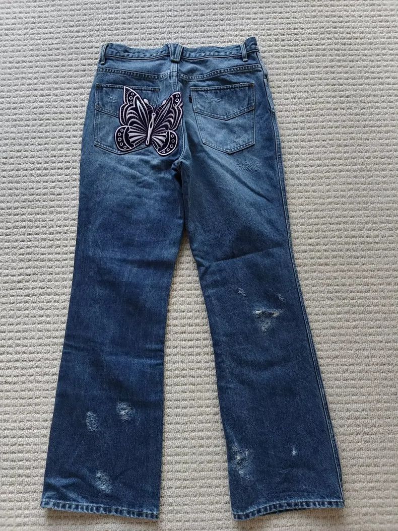 Needles NEEDLES Boot-Cut Distressed Jeans - dmc Size US 26 / EU 42 - 4 Thumbnail