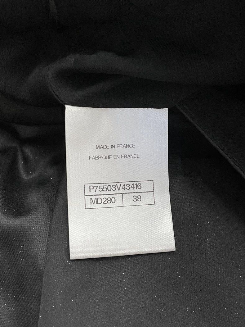 Chanel Chanel Black Sparkle Pleated Mini Skirt - dmc Size US 38 / EU 54 - 6 Thumbnail