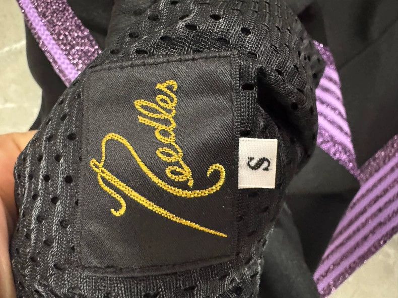 Needles NEEDLES Black Purple Butterfly Casual Pants - dmc Size US 26 / EU 42 - 3 Thumbnail