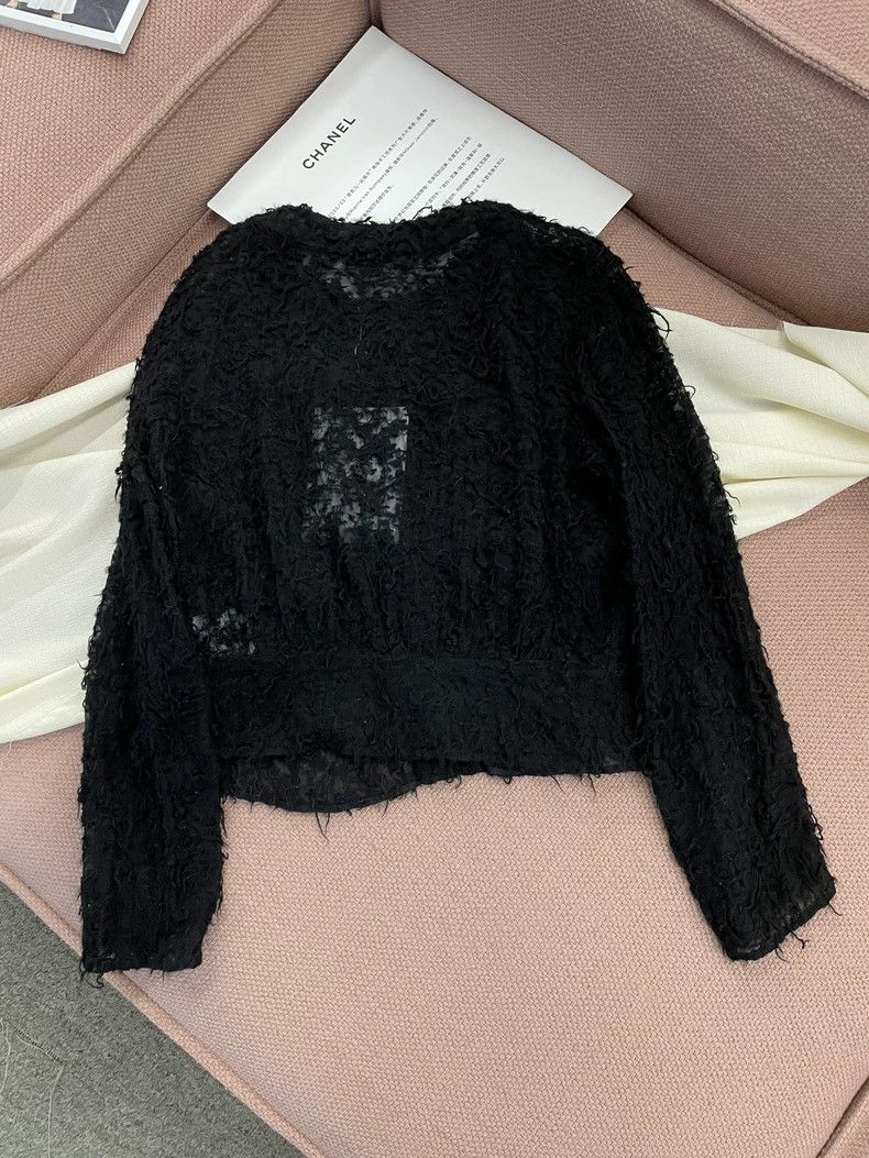 Chanel Chanel 22A Black Furry Jacket - dmc Size US M / EU 48-50 / 2 - 4 Thumbnail